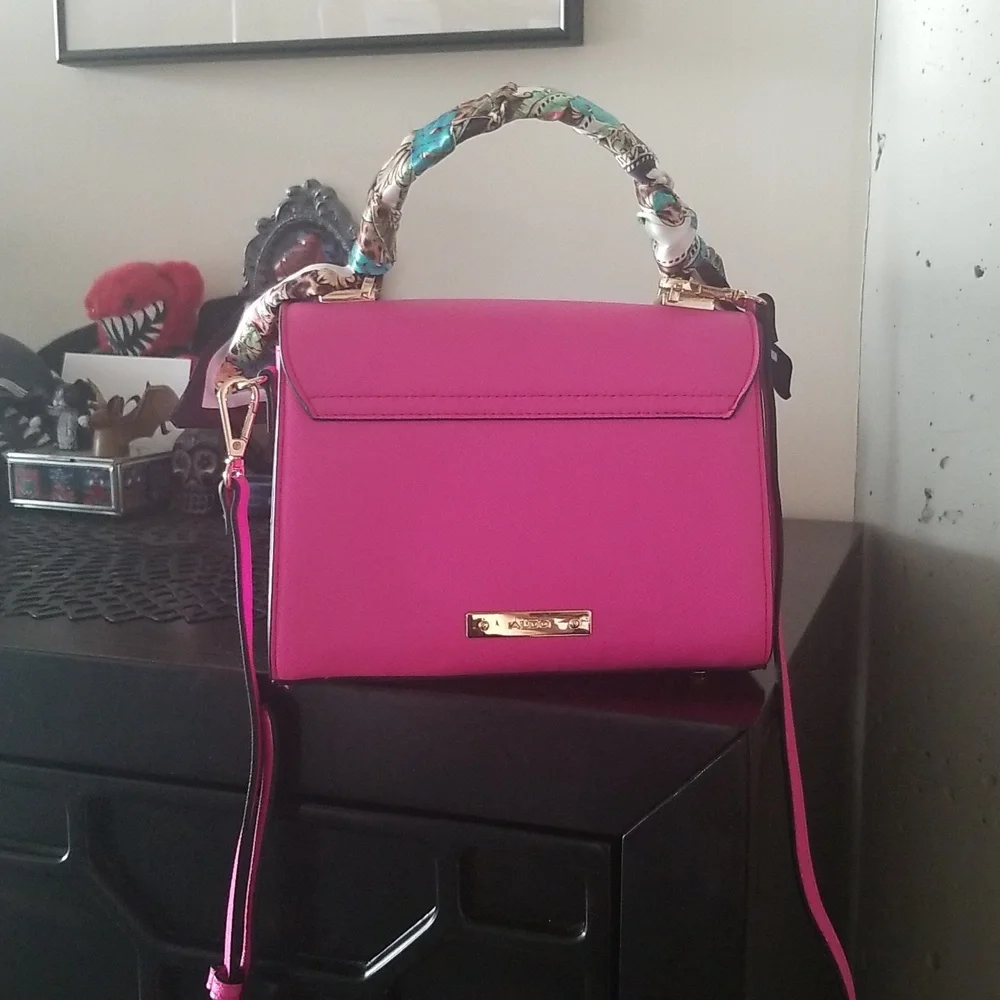Aldo mini crossbody/top handle satchel bag - Picture 3 of 5